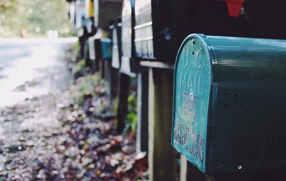 Stock photo of mailbox