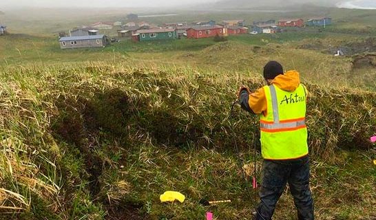 Ahtna engineer working in Alaska Village