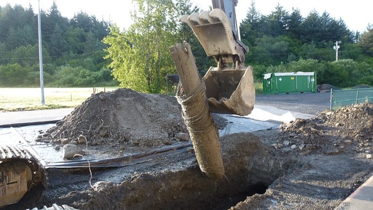 WWII era wood stave storm drain