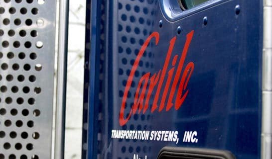 Image of truck with Carlile logo