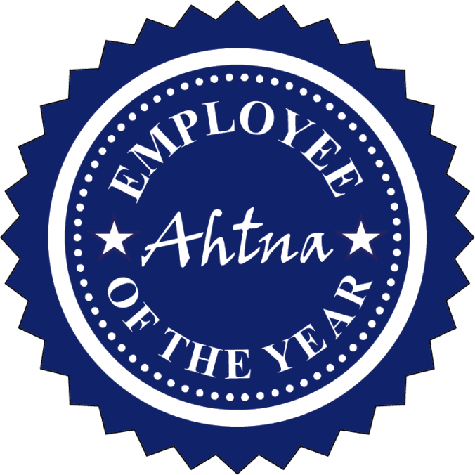 Ahtna Employee of the Year Seal