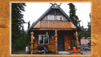 The Fleury family cabin at Klutina Lake.