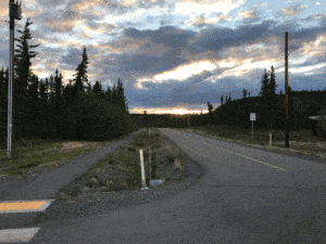 Photo of road in Gulkana