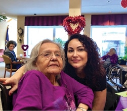 Michelle and grandmother