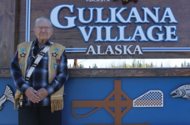 Chief Fred Ewan at Gulkana Village