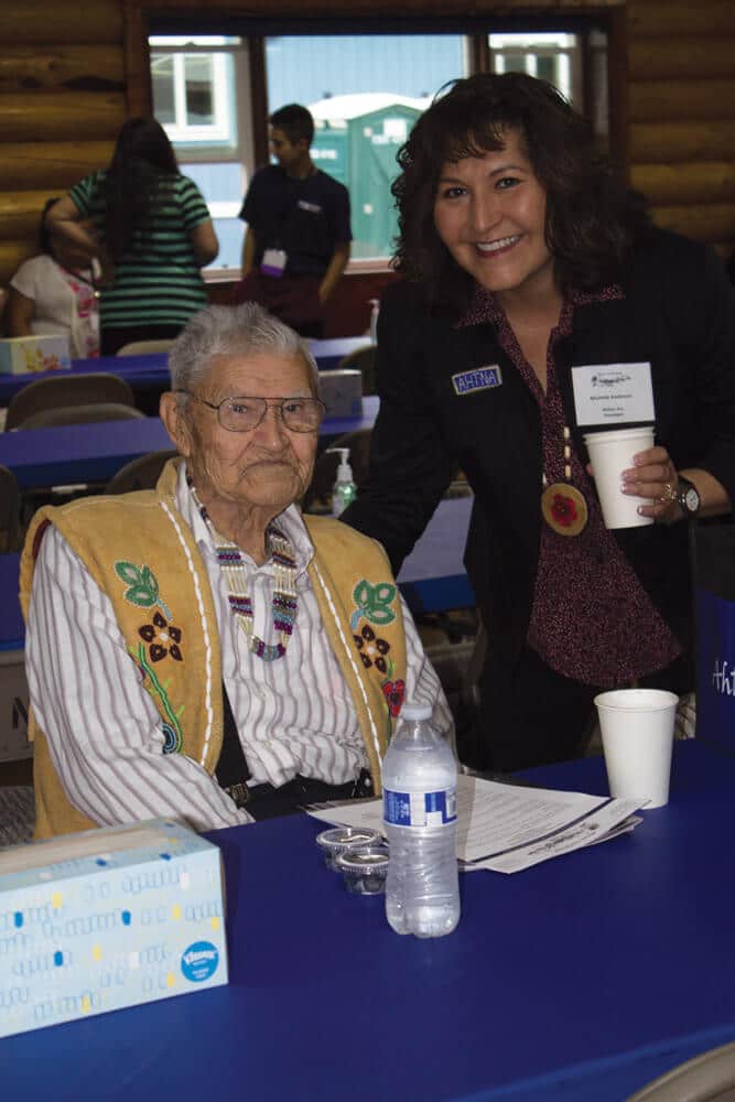 Ahtna President, Michelle Anderson & Chief Fred Ewan