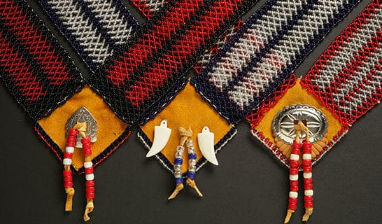 Traditional Alaska Native beadwork.