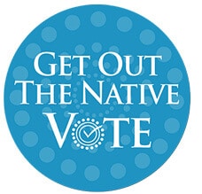 Get Out The Native Vote Logo